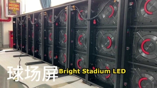 Tampilan LED Perimeter P8.33 Luar Ruangan Layar Stadion Pemeliharaan Depan Belakang IP65